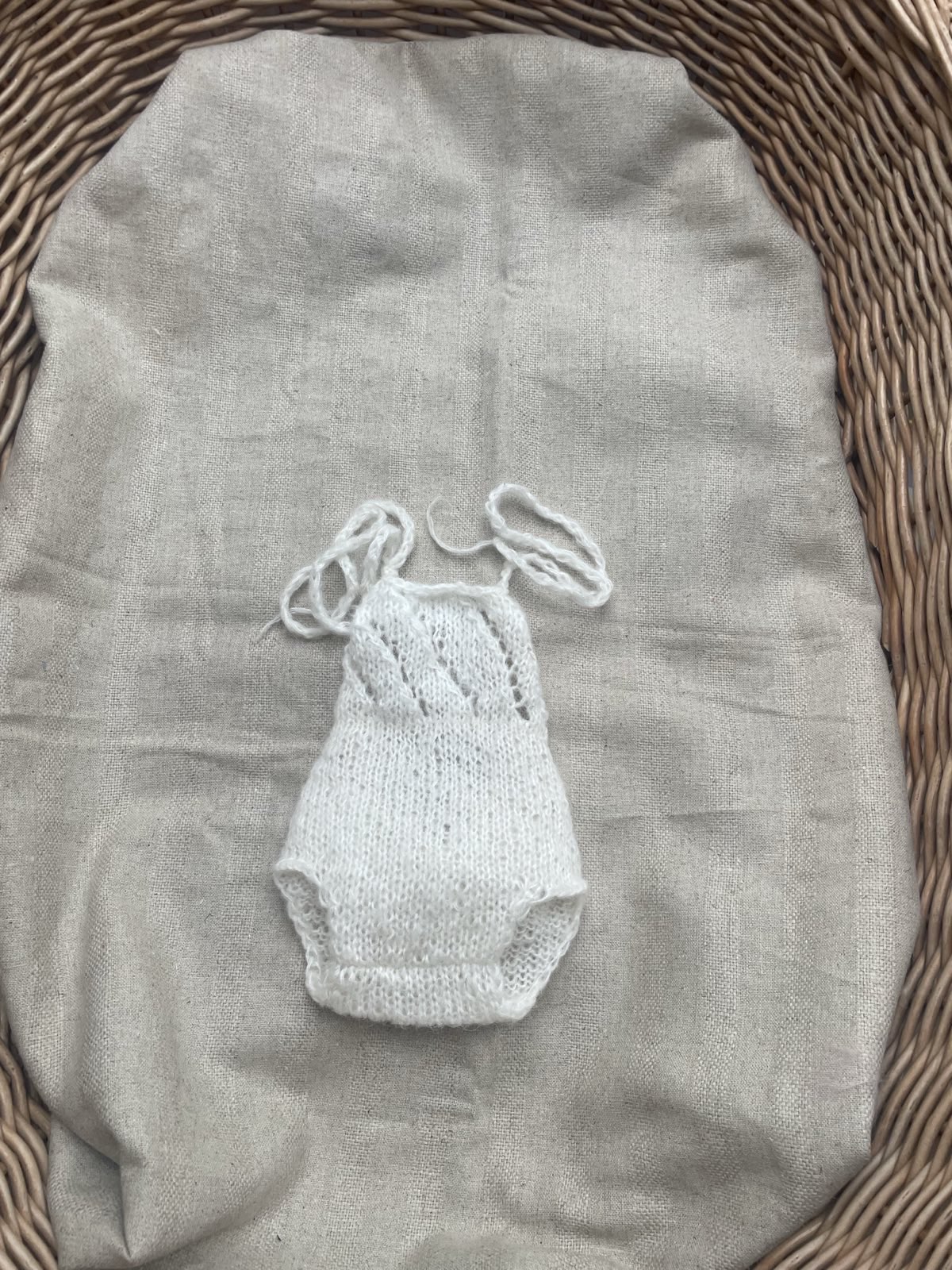 Blue dress and diaper